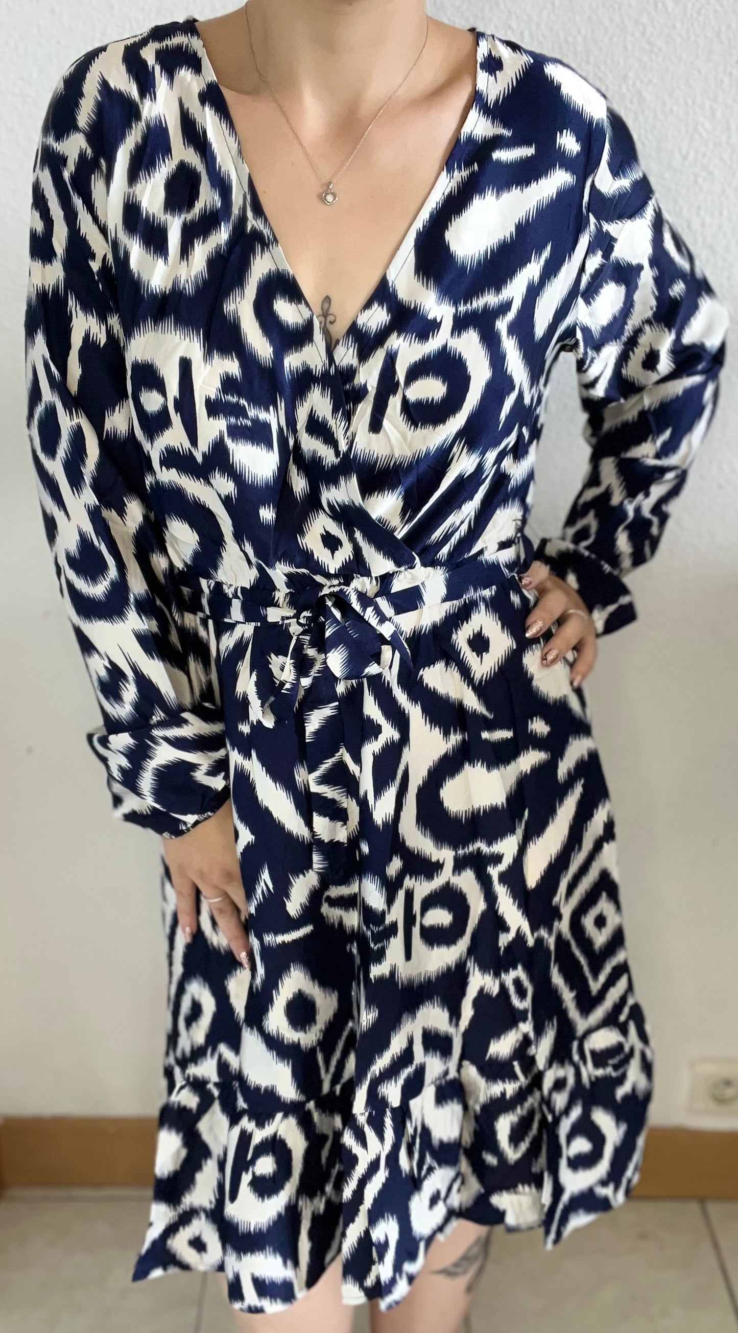 Robe courte imprimé
