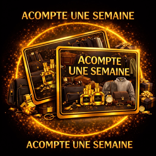 Acompte réservation 1 semaine